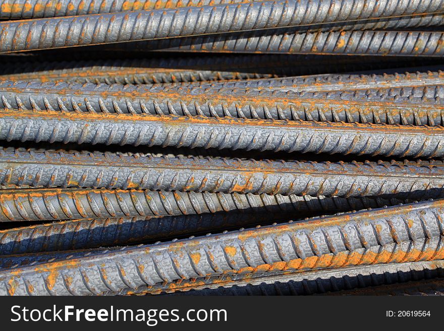 Twisted steel construction materials