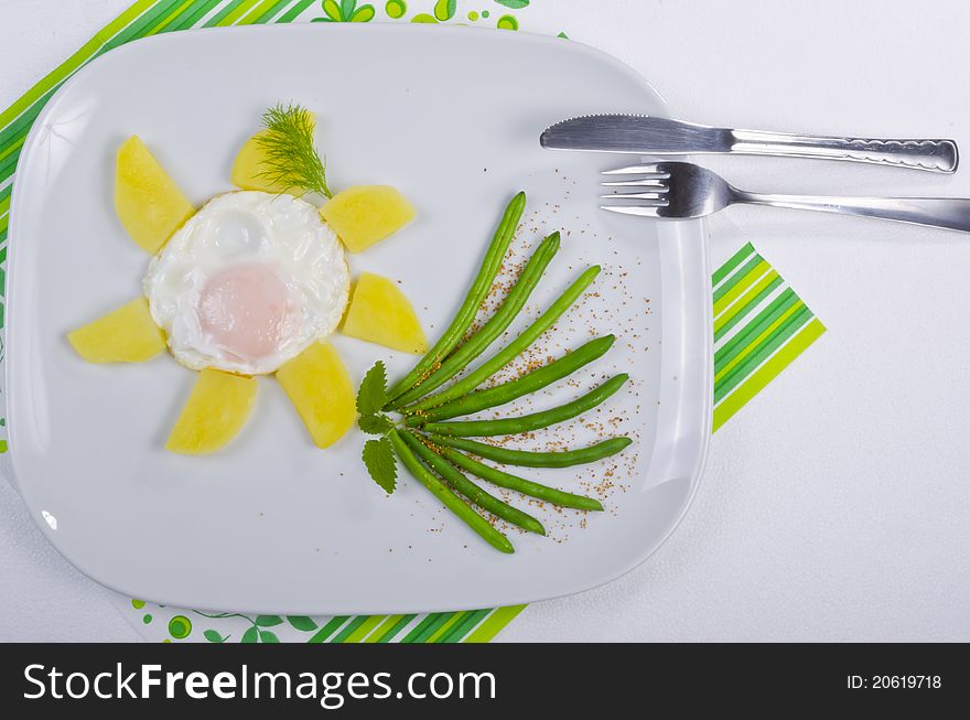 French Beans With Reflects