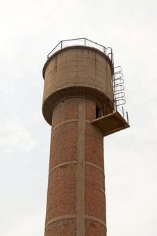 Red Brick Storage Water Tower Royalty Free Stock Image Red Brick Storage Water Tower Royalty Free Stock Image