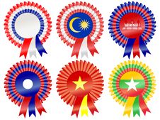 South East Asia Rosettes Stock Image
