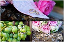 Wedding Rings Collage Royalty Free Stock Photo