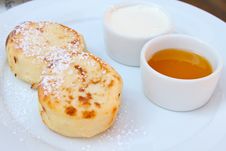 Quark Cheese Pancakes Stock Photography Quark Cheese Pancakes Stock Photography