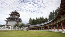 White China Tower Stock Image