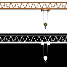 Crane Jib And Hook Stock Photos Crane Jib And Hook Stock Photos