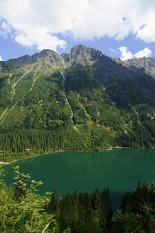 Lake In Mountains Royalty Free Stock Photo Lake In Mountains Royalty Free Stock Photo