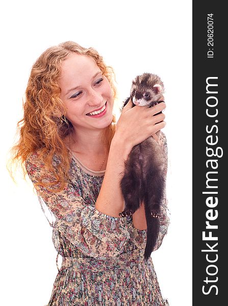 Girl With The Ferret