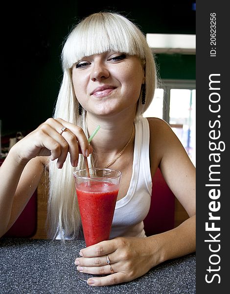 Woman With Cocktail