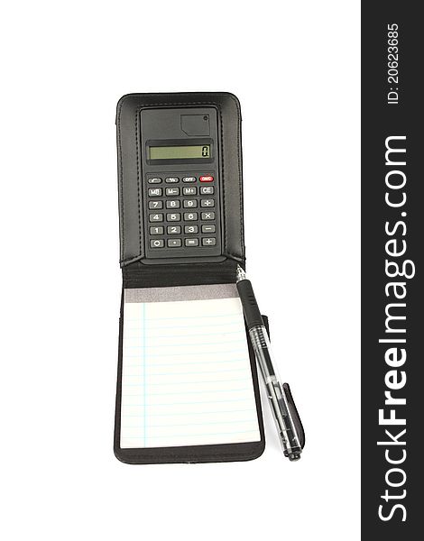 Calculator With Note Pad And Pen