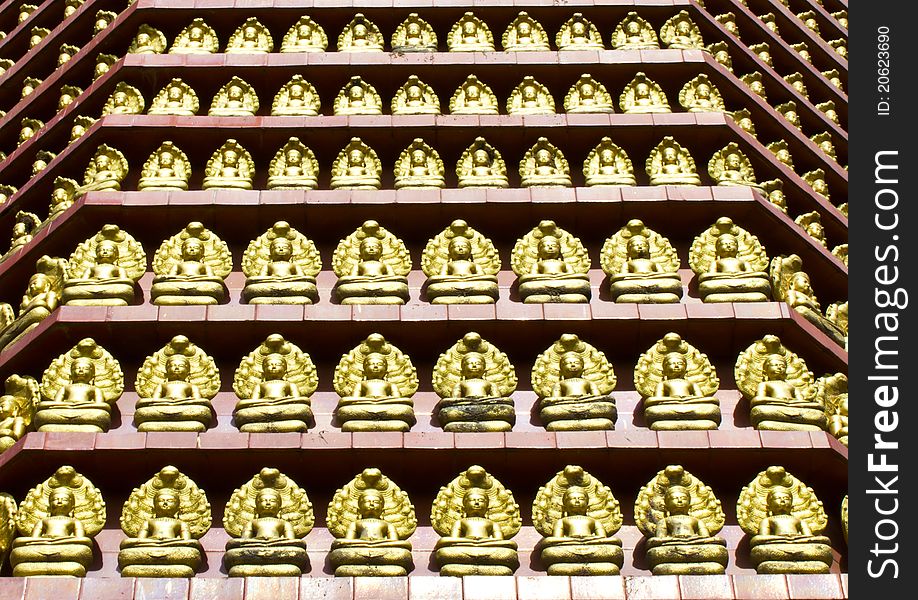 Buddha in Wat Laem Yang Nakhon Sawan. In Thailand. Buddha in Wat Laem Yang Nakhon Sawan. In Thailand.
