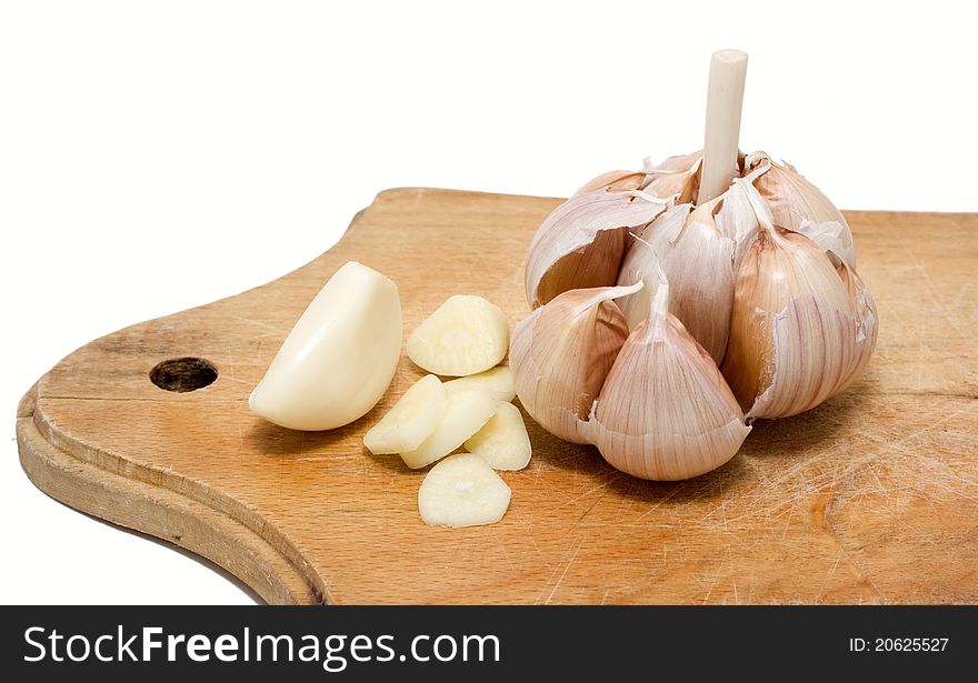 Table of garlic for better cooking
