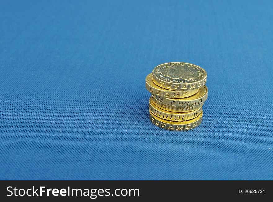 Stack Of Pound Coins