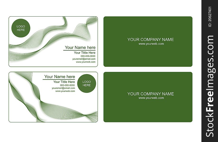 Green cards that can be used by personal or company. Green cards that can be used by personal or company