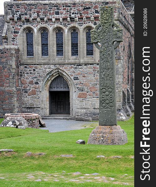 St Martain&#x27;s Cross and Well, Iona Abbey, Argyll and Bute, Scotland, U.K. This one of the Oldest Celtic Cross at the Abbey. It has been there in AD. St Martinâ€™s High Cross on Iona stands over 14 feet high and, on its stepped base, well over 16 feet, and is made of red granite. It is very similar in sculptural design to some of the Irish high crosses, with its typical ring-head. One of its faces has scenes from the Bible, while the opposite face has Celtic-style decoration and bosses; but it is a beautifully and richly carved monument, which is thought to date from around 800 AD although some think it may date from the 6th Century â€“ at which time it would have been set-up and dedicated to St Martin of Tours &#x28;320-401&#x29;. So, we might ask: did St Columba have a hand in the setting up of the cross? There is a replica of the 8th or 10th Century St Johnâ€™s Cross, the original is in the abbey museum &#x28;along with St Matthewâ€™s Cross&#x29; and has a serpent with boss and spirals. St John the Evangelist was the apostle of Christ. There is also MacLeanâ€™s Cross though this is more recent, still, and dates from the 15th Century; it is named after a chief of the clan MacLean. St Martain&#x27;s Cross and Well, Iona Abbey, Argyll and Bute, Scotland, U.K. This one of the Oldest Celtic Cross at the Abbey. It has been there in AD. St Martinâ€™s High Cross on Iona stands over 14 feet high and, on its stepped base, well over 16 feet, and is made of red granite. It is very similar in sculptural design to some of the Irish high crosses, with its typical ring-head. One of its faces has scenes from the Bible, while the opposite face has Celtic-style decoration and bosses; but it is a beautifully and richly carved monument, which is thought to date from around 800 AD although some think it may date from the 6th Century â€“ at which time it would have been set-up and dedicated to St Martin of Tours &#x28;320-401&#x29;. So, we might ask: did St Columba have a hand in the setting up of the cross? There is a replica of the 8th or 10th Century St Johnâ€™s Cross, the original is in the abbey museum &#x28;along with St Matthewâ€™s Cross&#x29; and has a serpent with boss and spirals. St John the Evangelist was the apostle of Christ. There is also MacLeanâ€™s Cross though this is more recent, still, and dates from the 15th Century; it is named after a chief of the clan MacLean.