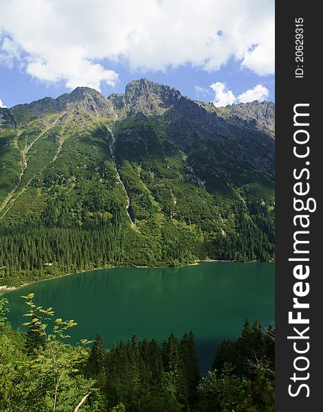 Lake in mountains,Poland,Tatras