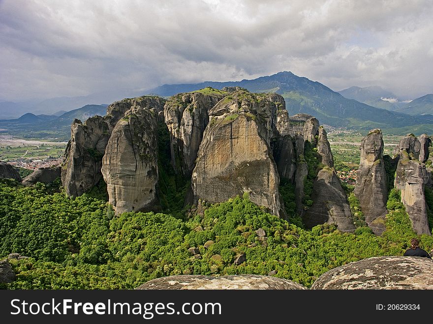 The Plain of Thessaly, The Metéora, central Greece