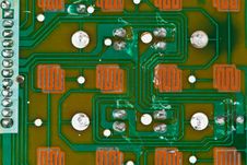 Board Electronic Components Royalty Free Stock Photo Board Electronic Components Royalty Free Stock Photo