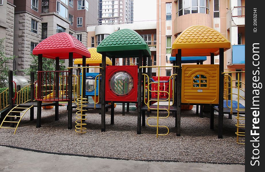 Playground in a public garden,china. Playground in a public garden,china.