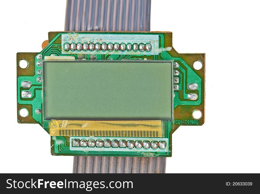 The printed-circuit board, electronic components