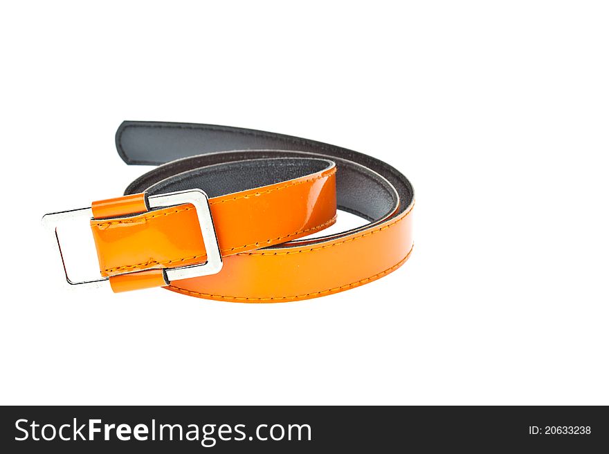 Colorful orange belt