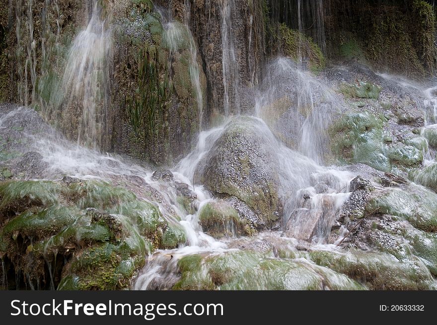 Waterfall at the Monasterio de Piedra