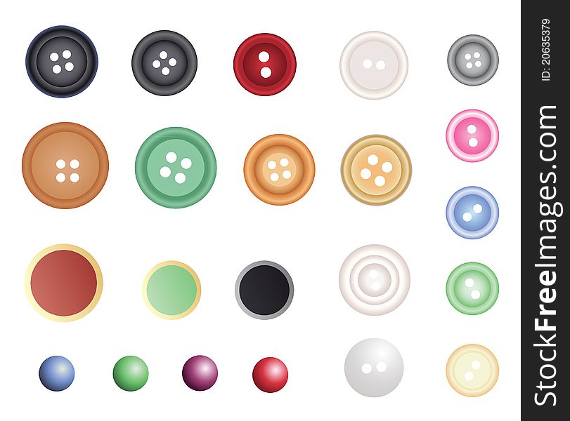 Many Different Buttons