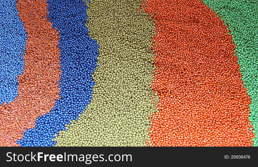 Colored sugar beet seed