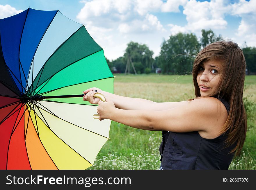 Girl With An Umbrella