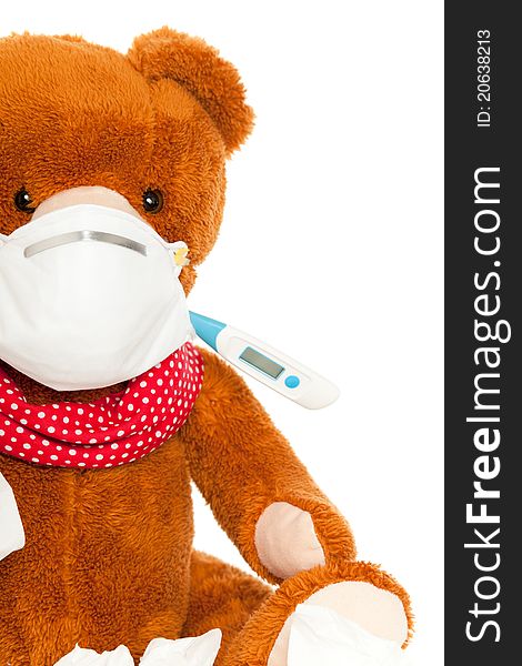 Bear With Thermometer And Mask