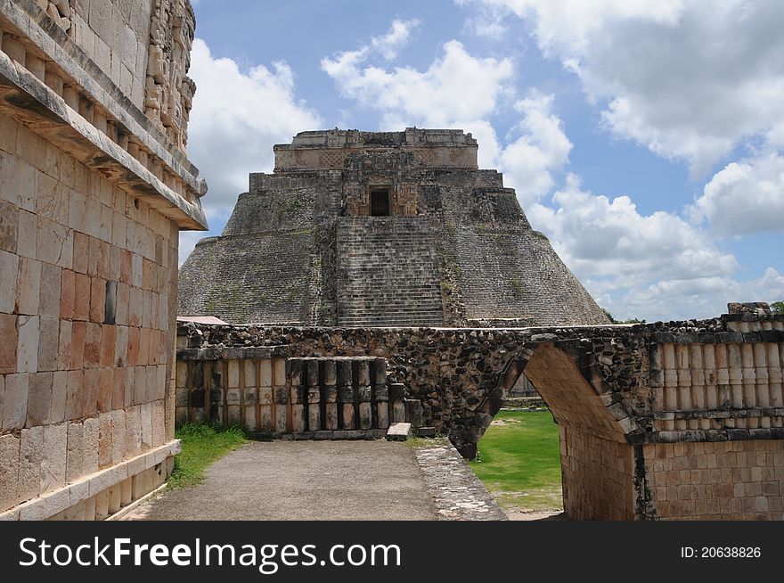Mexico - Pyramid Of Uxmal