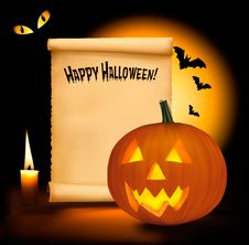 Halloween Background With Old Paper Royalty Free Stock Photo Halloween Background With Old Paper Royalty Free Stock Photo