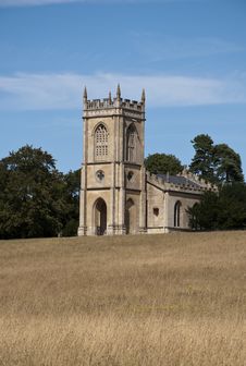 The Church At Croome Park Stock Photography