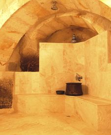 Shower Room Under Arches Royalty Free Stock Image Shower Room Under Arches Royalty Free Stock Image