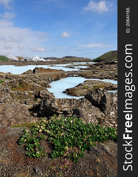 The Blue Lagoon, geothermal spa is one of the most visited attractions in Iceland. The Blue Lagoon, geothermal spa is one of the most visited attractions in Iceland