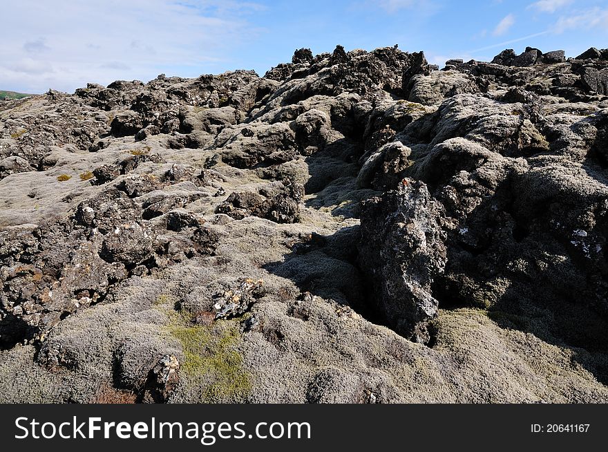 The Blue Lagoon on Iceland in Juli month