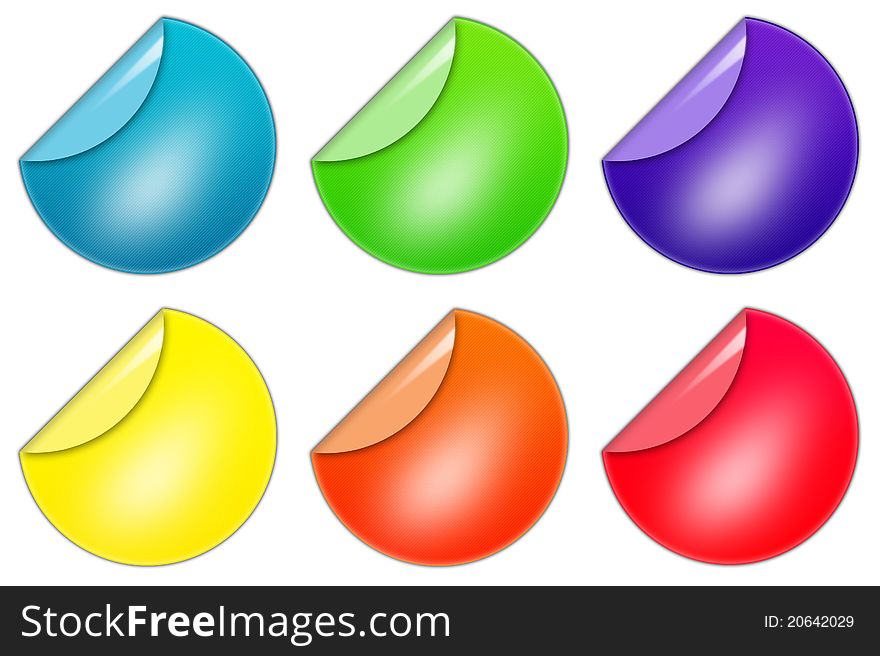 Colorful Round Sticker