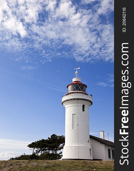 Sletterhage Lighthouse in Jutland, Denmark