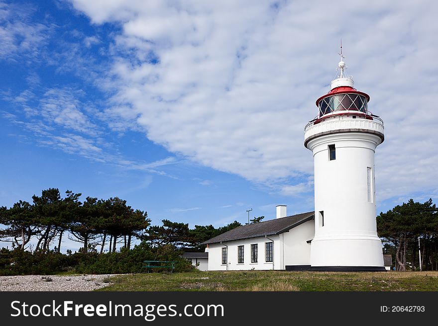 Sletterhage Lighthouse in Jutland, Denmark
