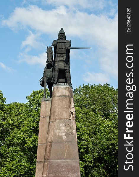 Monument Of Grand Duke Gediminas