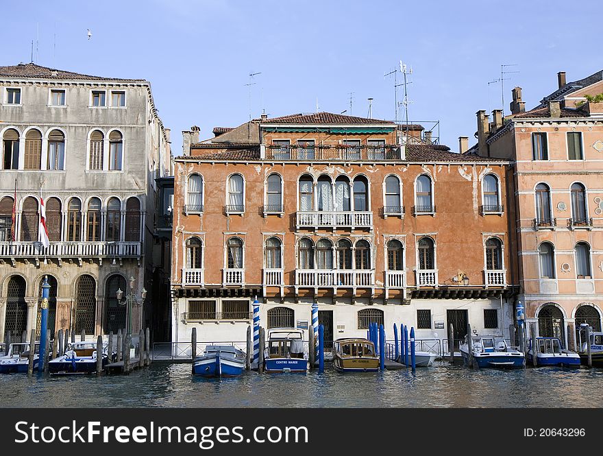 Buildings On The Big Canal In Venice