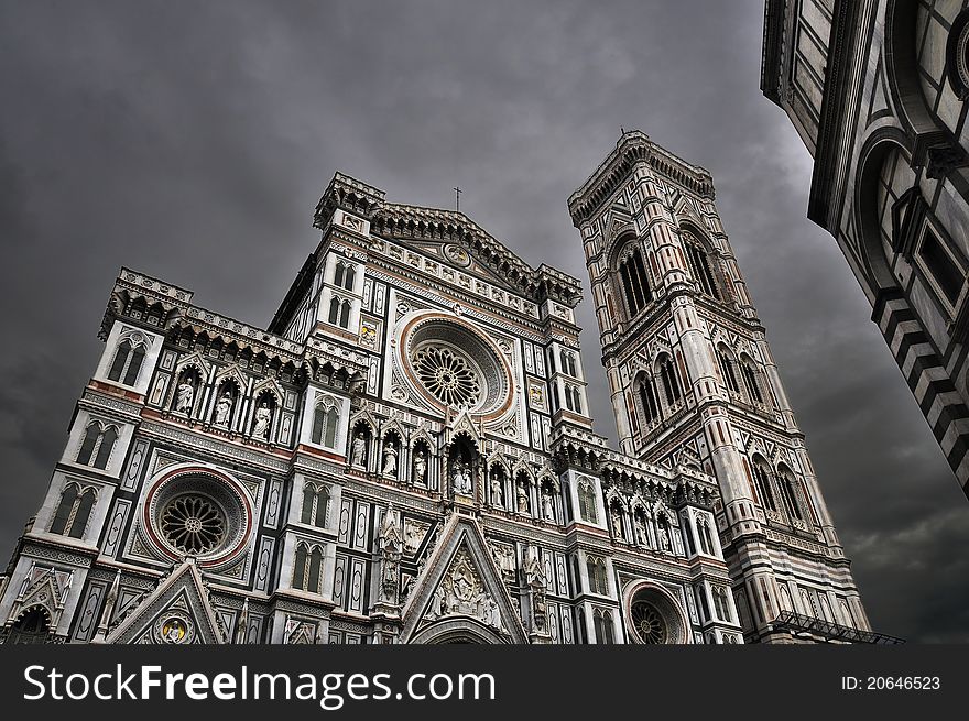 Santa Maria del Fiore, also called the Duomo, the famous Florence cathedral, Italy. Santa Maria del Fiore, also called the Duomo, the famous Florence cathedral, Italy