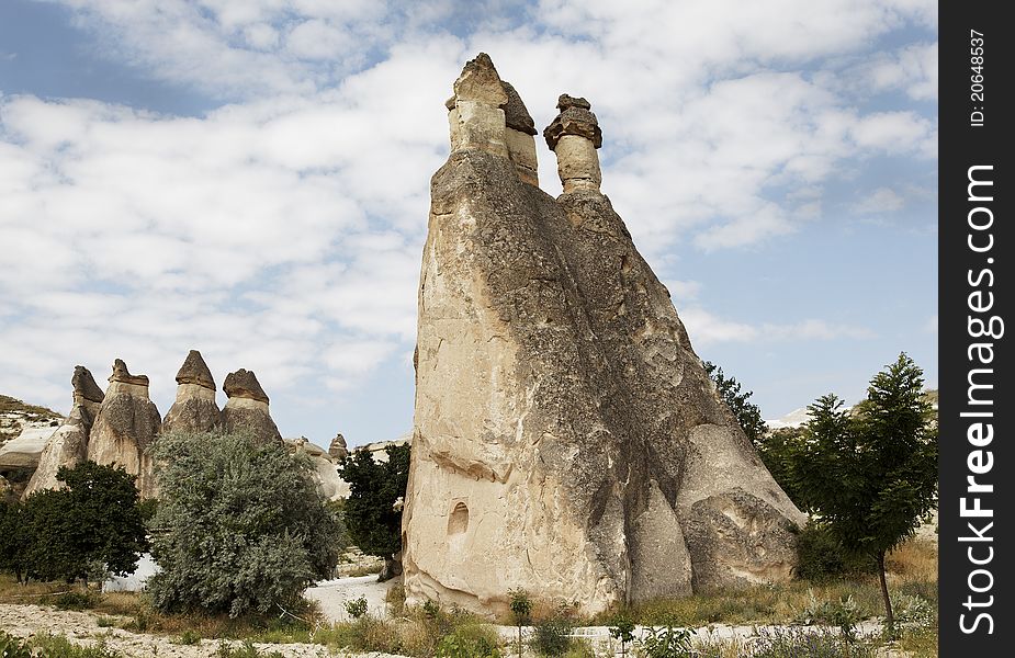 Groups Of Fairy Chimneys Cappadocia