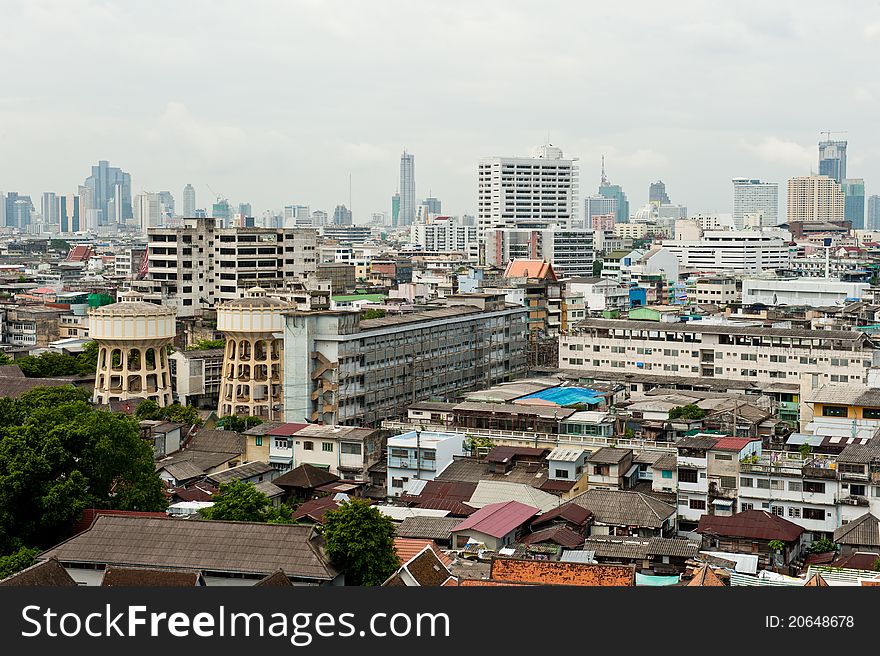 The downtown skyline of Bangkok, Thailand. The downtown skyline of Bangkok, Thailand