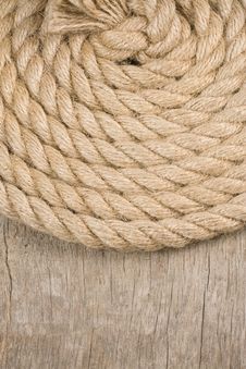 Ship Ropes And Knot On Wood Texture Royalty Free Stock Image Ship Ropes And Knot On Wood Texture Royalty Free Stock Image