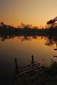 Sunset Over Lake Stock Photos Sunset Over Lake Stock Photos