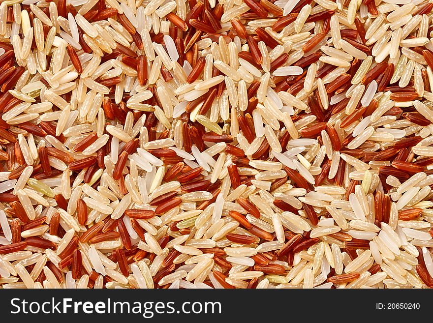 Mixed  rice grain