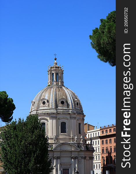 Church of the Most Holy Name of Mary (Santissimo Nome di Maria) at the Trajan Forum, Rome, Italy