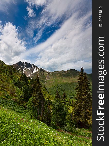 Mountain view in Austria