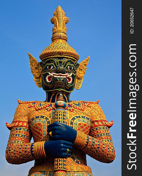 Native Thai style giant statue