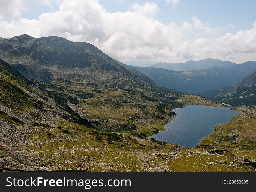 Mountain lake in Transylvania, Romania