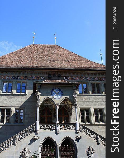 Photo of Town Hall of Bern (Rathaus), Switzerland. Photo of Town Hall of Bern (Rathaus), Switzerland